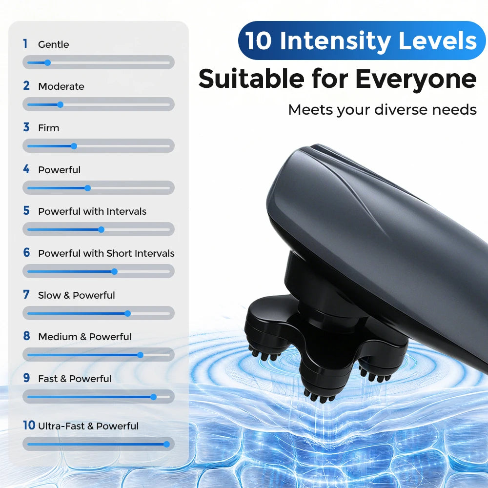 Electric Handheld Percussion Massager for Full Body Muscle Relief - 11