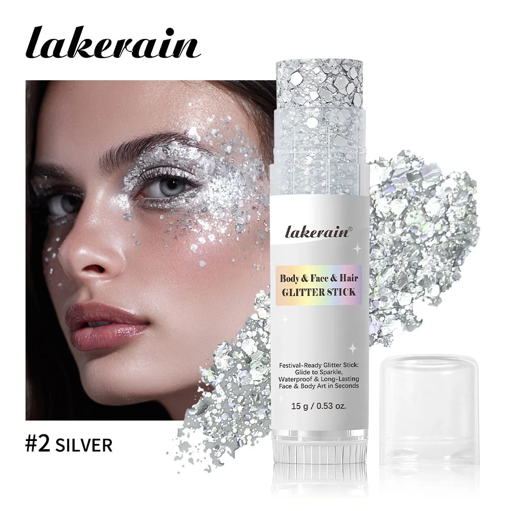 Waterproof Glitter Shimmer Stick for Face and Body - 25