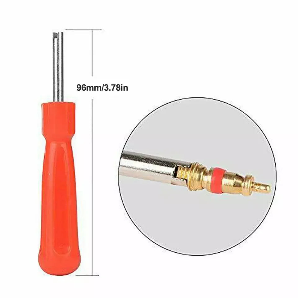 33-Piece Tire Valve Stem Core Repair Tool Kit