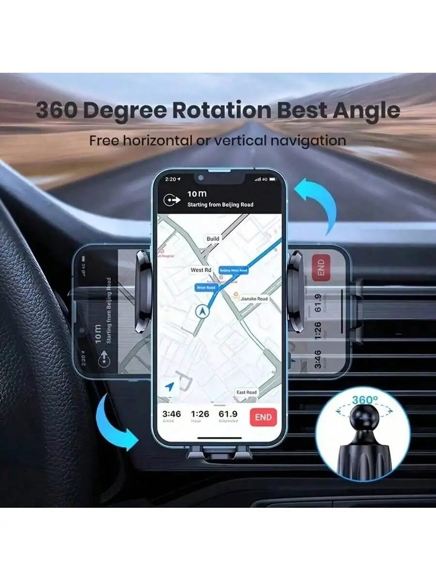 Universal Auto-Locking Car Air Vent Phone Mount