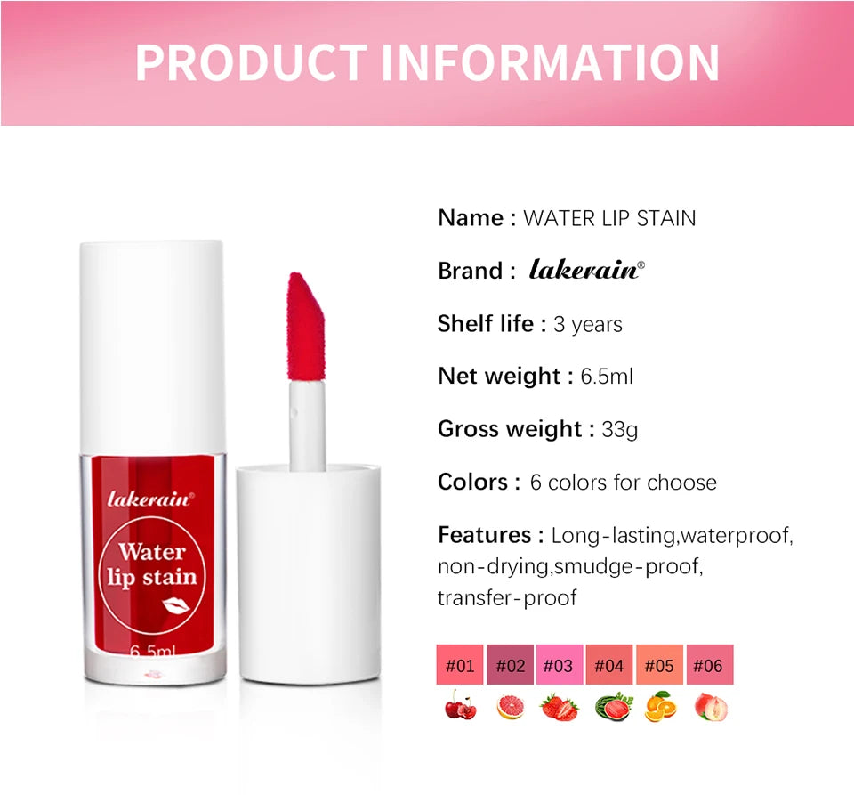 Waterproof Moisturizing Lip Tint and Liquid Blush - 17