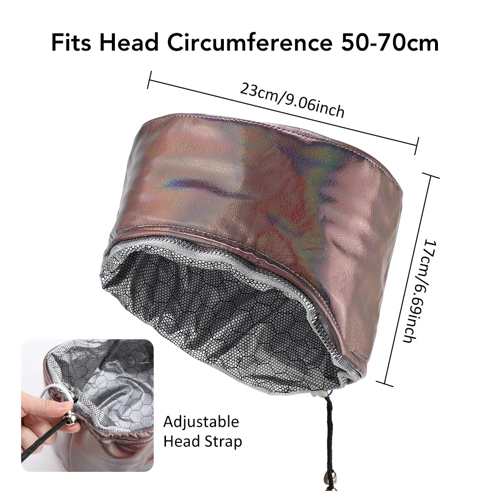 Electric Thermal Hair Steamer Cap for Deep Conditioning - 10