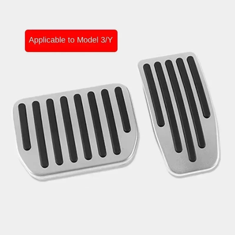 Aluminum Non-Slip Pedal Cover Set for Tesla Model 3 and Model Y