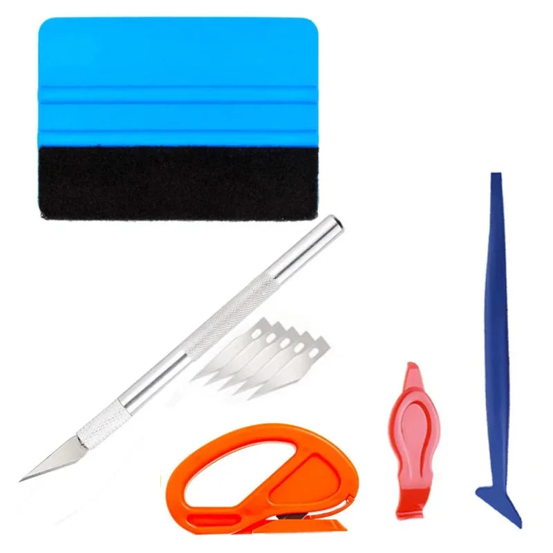 Professional Car Vinyl Wrap and Window Tinting Tool Kit - 15