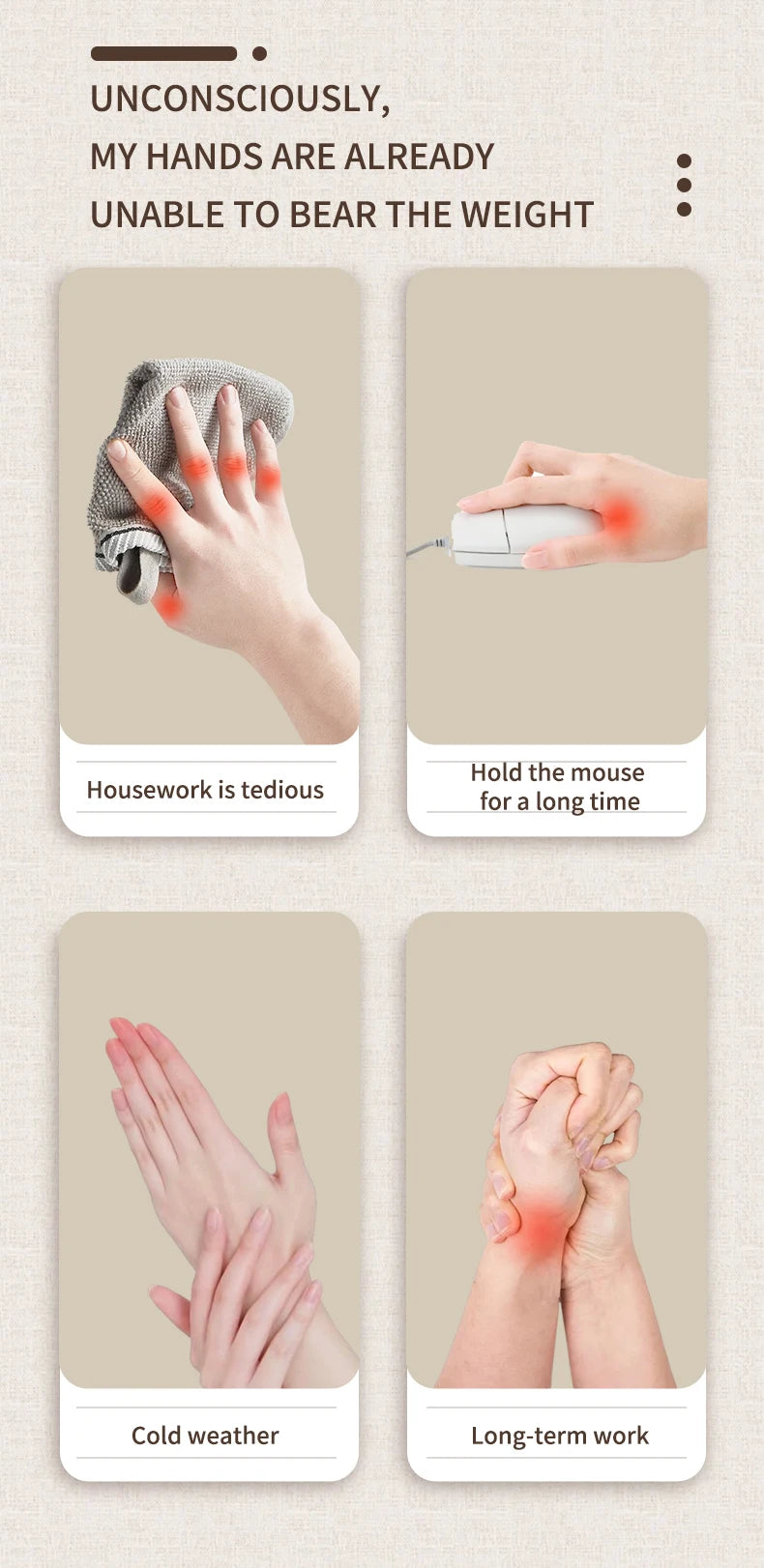 Electric Hand and Finger Massager with Air Compression - 19