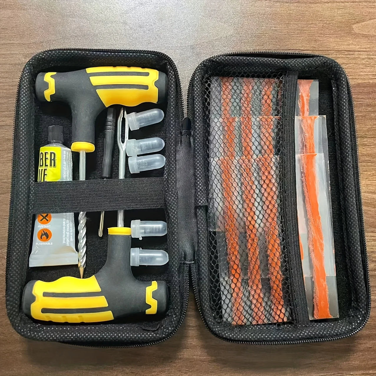 Professional Tire Puncture Repair Kit for Cars and Motorcycles