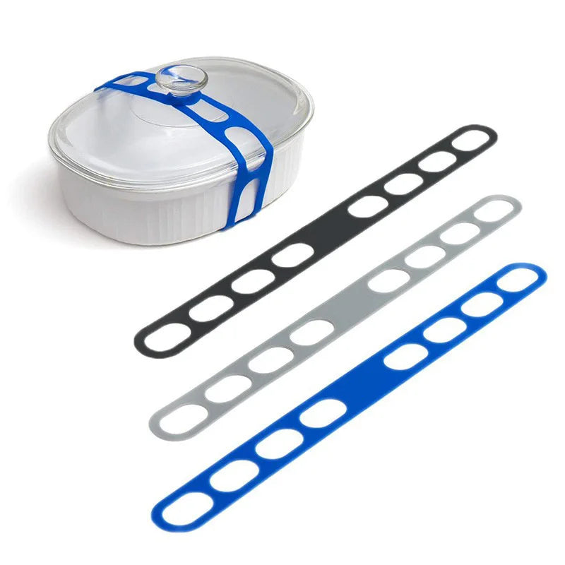 Elastic Pot Lid Securing Strap for Food Transport - 7