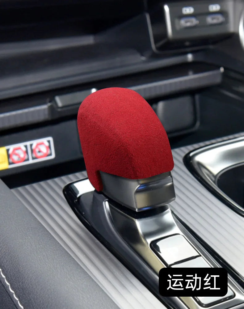 Suede Gear Shift Knob Cover for Lexus NX RX LM