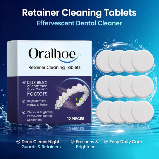 Effervescent Denture and Retainer Cleaning Tablets