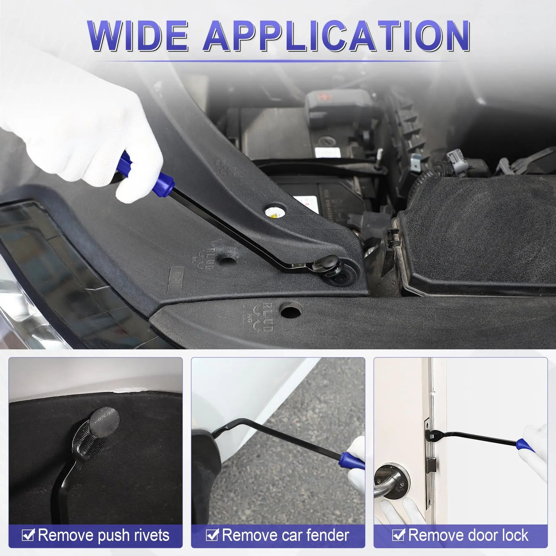 Car Interior Panel and Trim Removal Tool Kit - 5