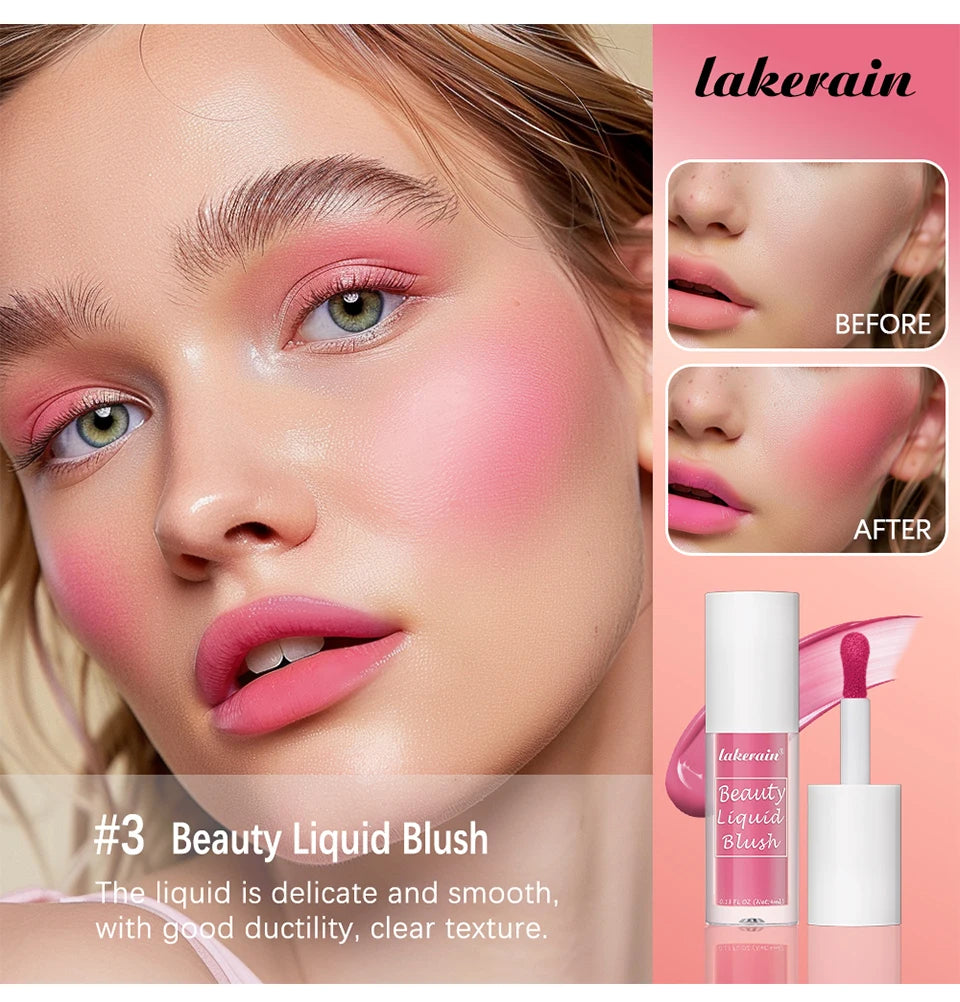 Long-Lasting Waterproof Liquid Face Blush - 9