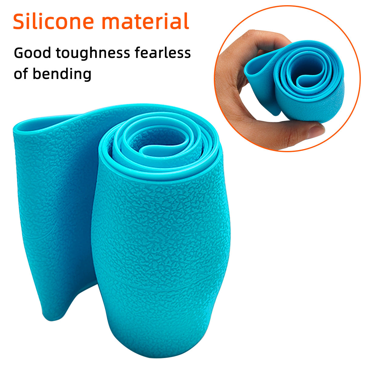 Non-Slip Elastic Silicone Steering Wheel Cover - 11