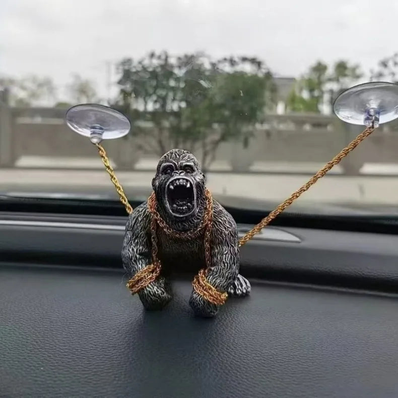 Roaring Gorilla Car Dashboard Ornament and Interior Decor