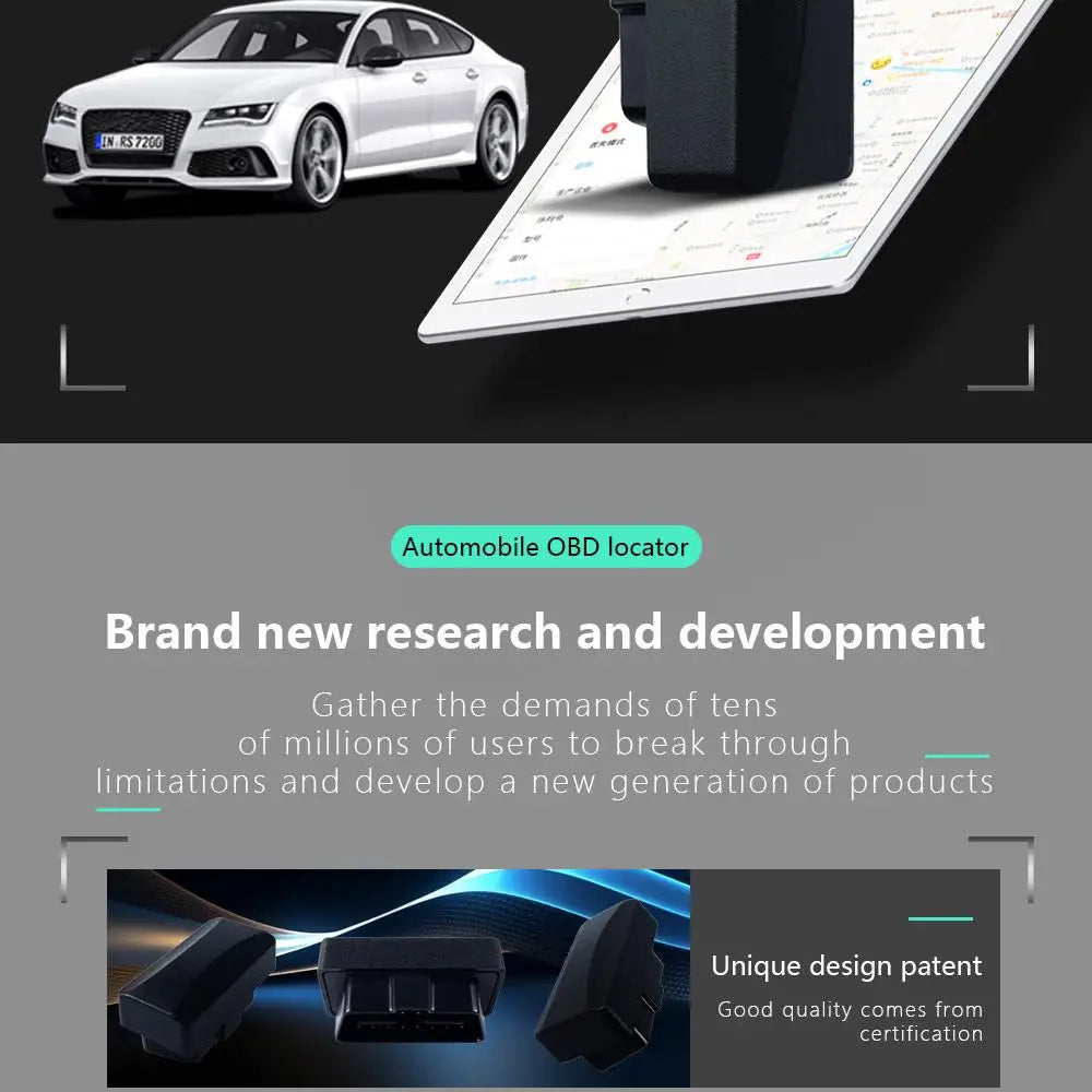 Plug-in Real-Time OBD Car GPS Tracker for Apple Find My - 11