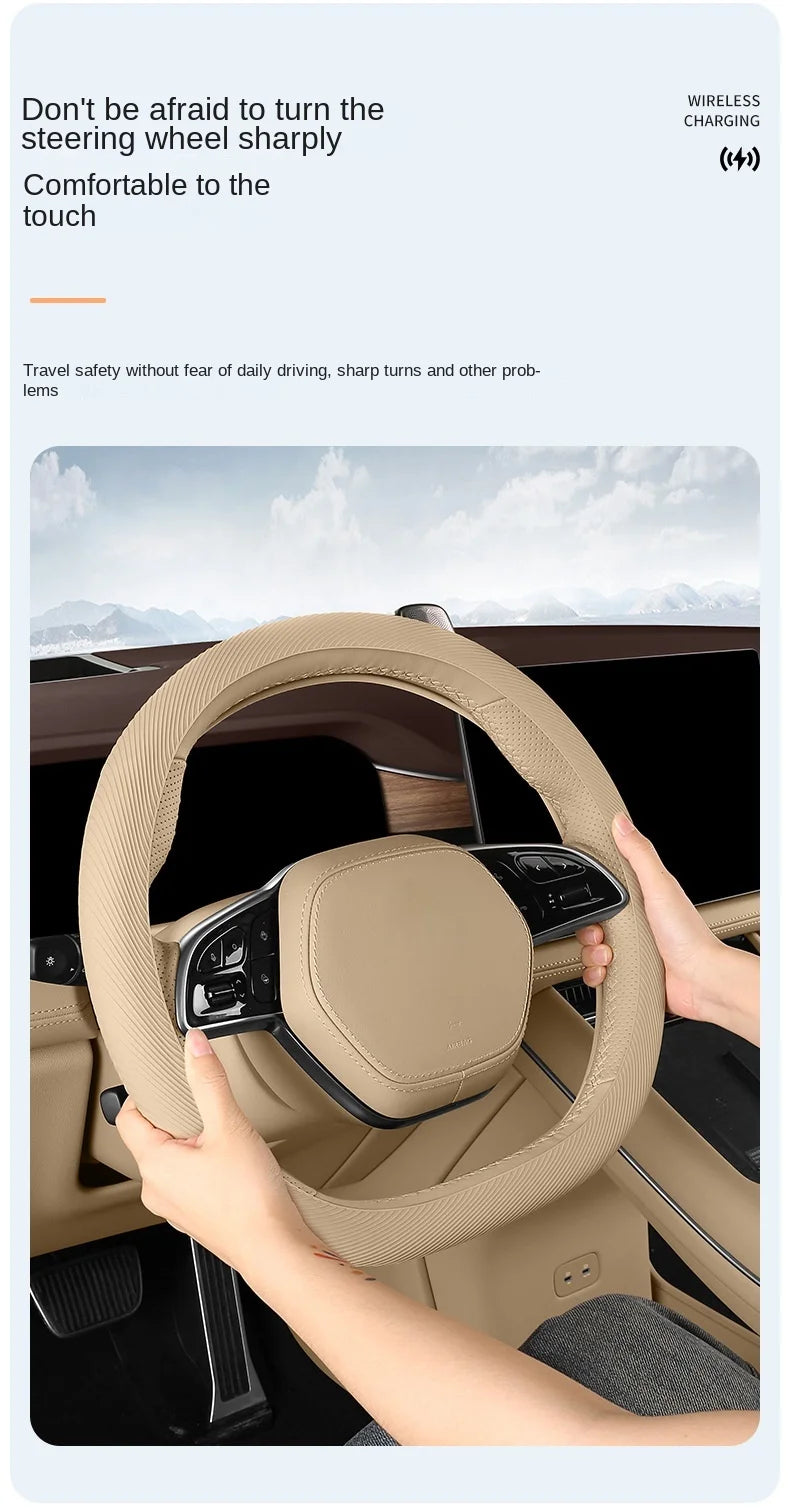 Non-Slip Breathable Silicone Car Steering Wheel Cover