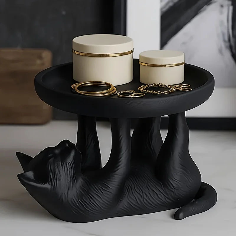 Decorative Cat Jewelry and Trinket Storage Tray - 5
