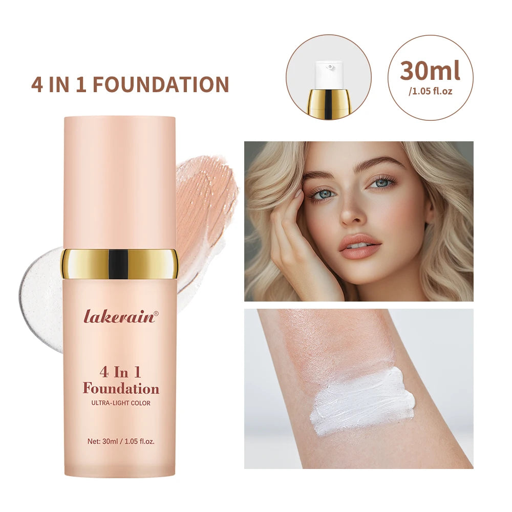 4-in-1 Color-Changing Moisturizing Foundation with SPF 30 - 19