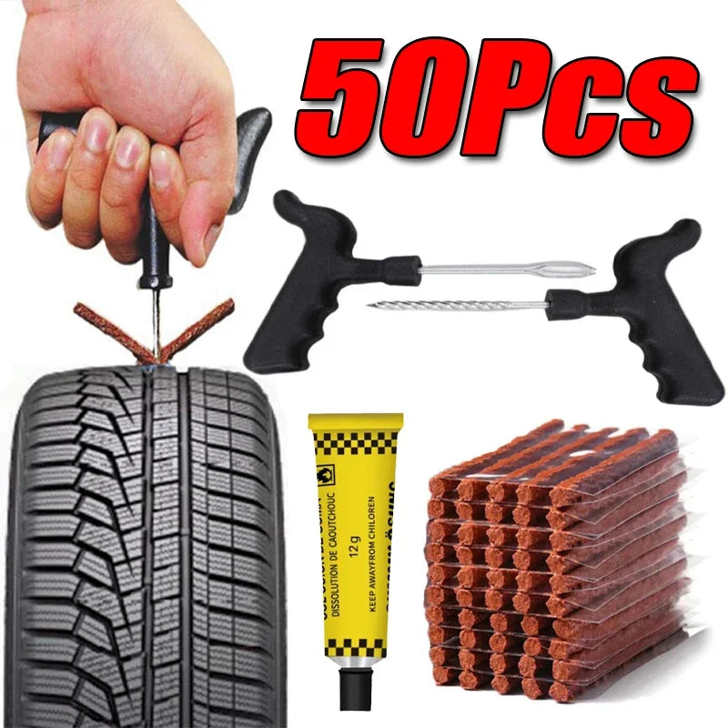 Emergency Tubeless Tire Puncture Repair Kit - 1