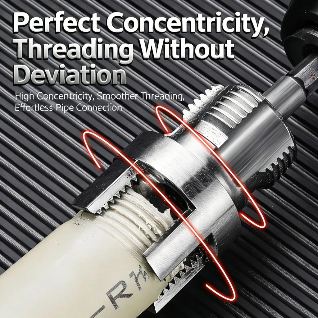 Electric Drill Pipe Threading Tool for PVC Pipes - 4