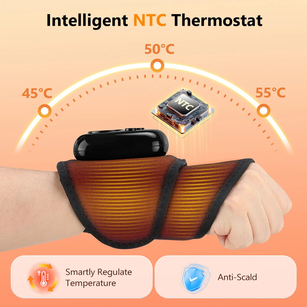 Cordless Heated Air Compression Wrist Massager - 11