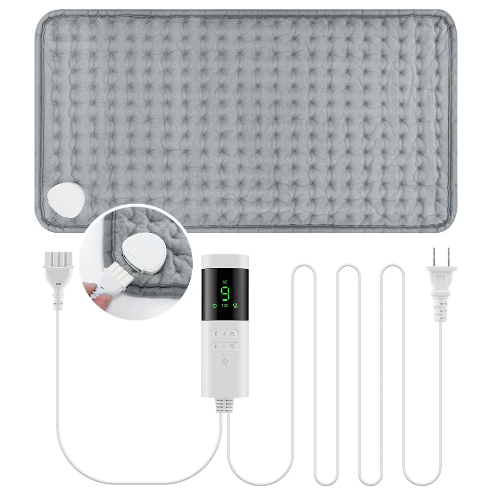 Electric Heating Pad for Back Neck and Muscle Pain Relief - 18