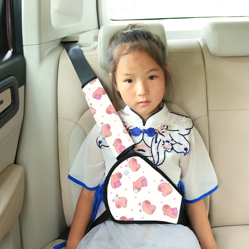 Adjustable Car Seat Belt Comfort Pad for Kids