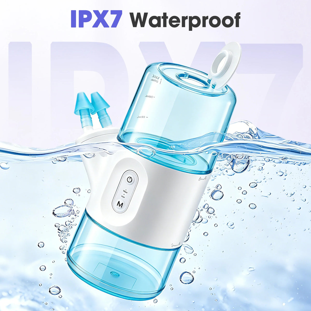 Electric Nasal Irrigator with 300ml Tank for Sinus Relief