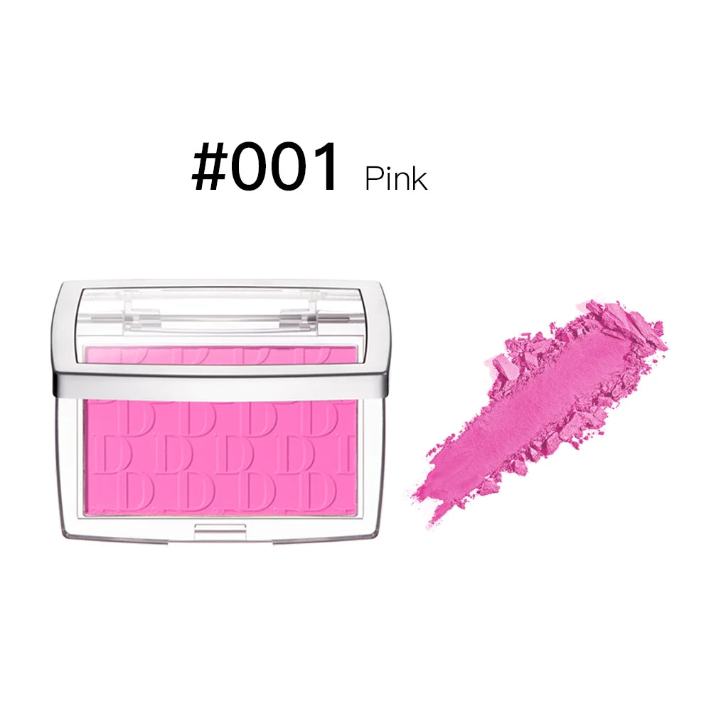 Matte Embossed Blush Palette with Professional Brush