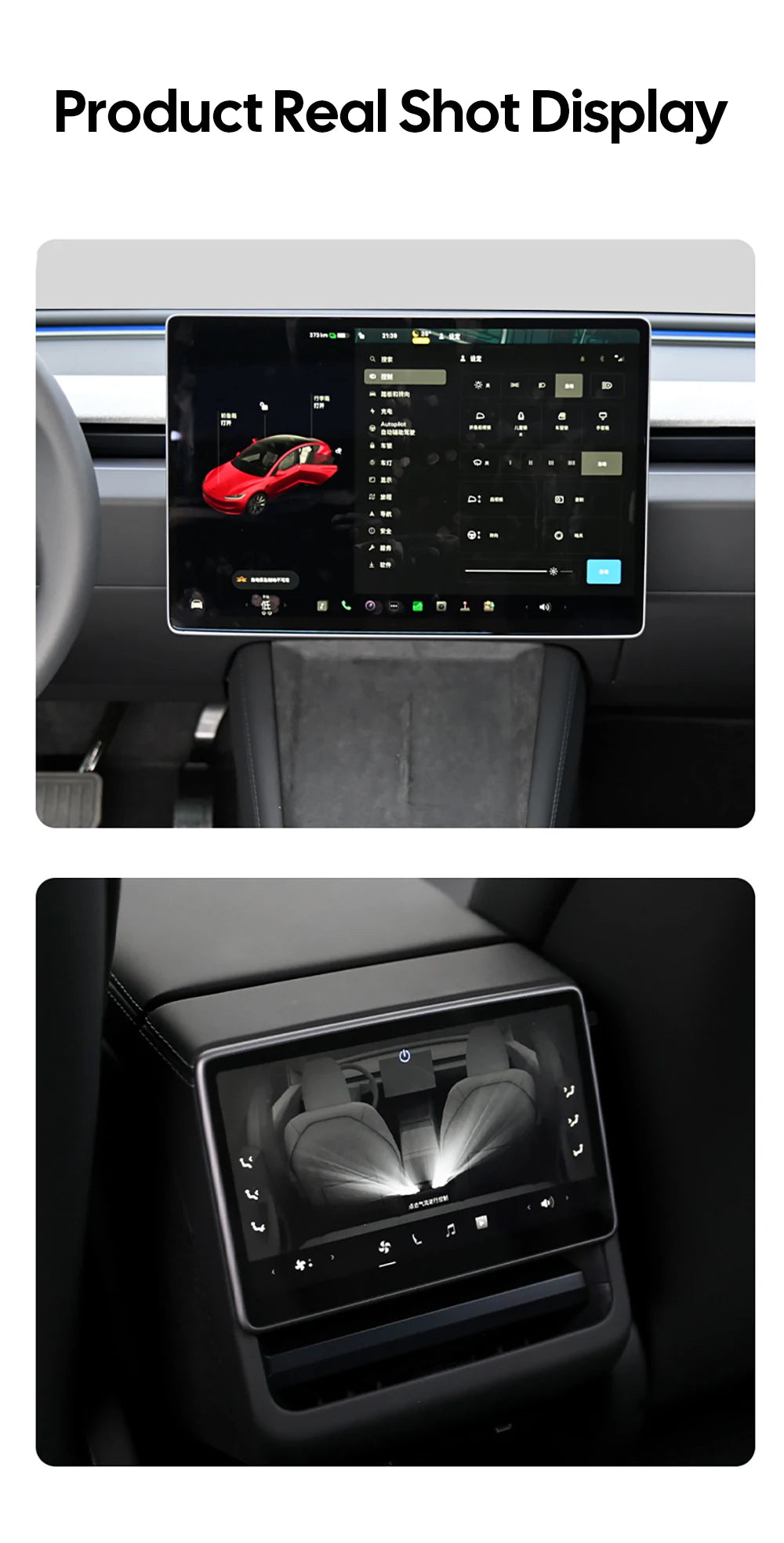 Tempered Glass Touch Screen Protector for Tesla Model 3 and Model Y