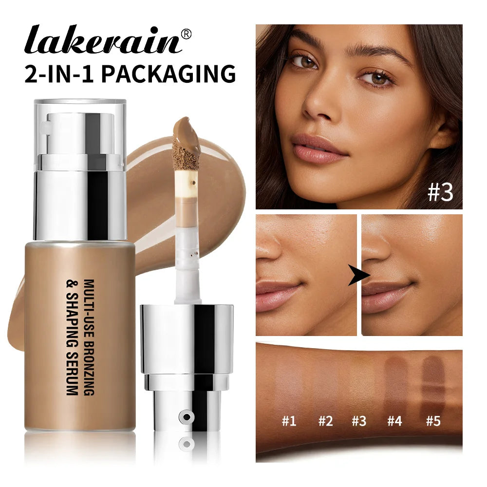 Multi-Use Bronzing and Shaping Foundation Serum - 1