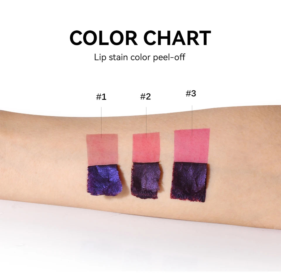 Waterproof Peel-Off Matte Lip Stain Tint