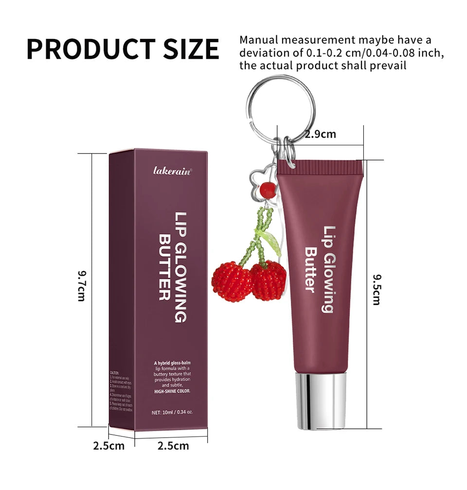 Moisturizing Lip Gloss with Keychain - 14