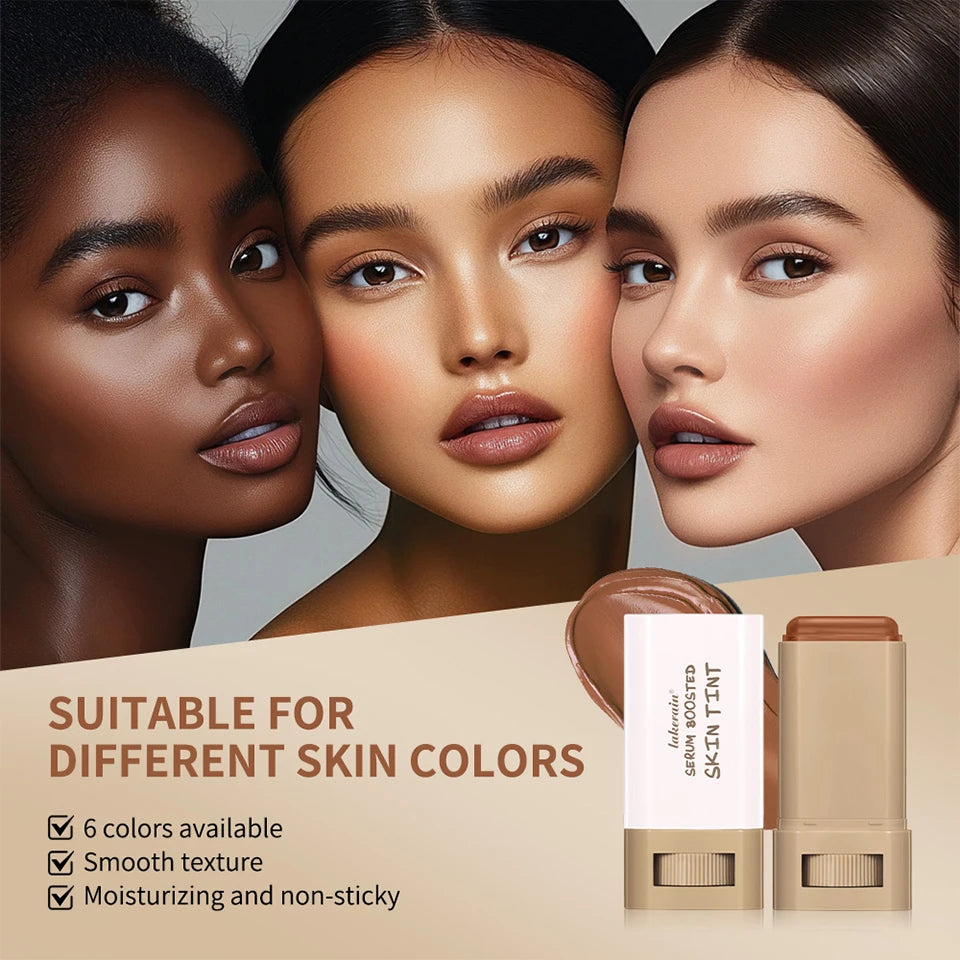 Matte Foundation Stick with Built-in Blending Brush - 23