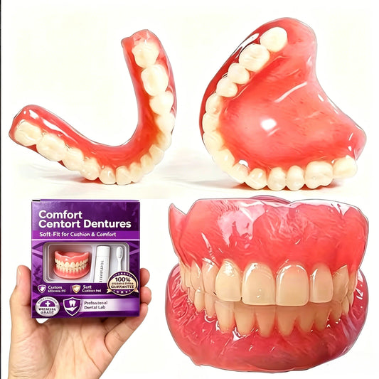 Comfort Fit Silicone Dentures for Natural Smile