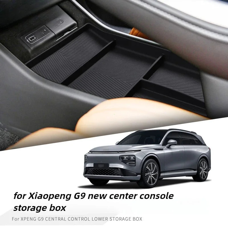 Center Console Lower Storage Tray for Xpeng G9 2022-2024 - 1