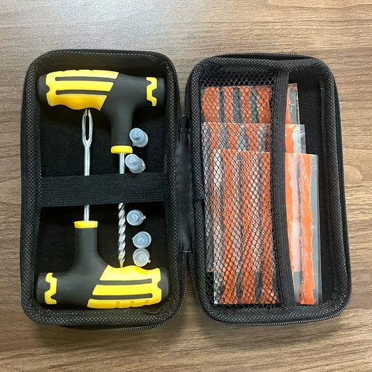 Heavy-Duty Tubeless Tire Repair Kit for Roadside Emergencies