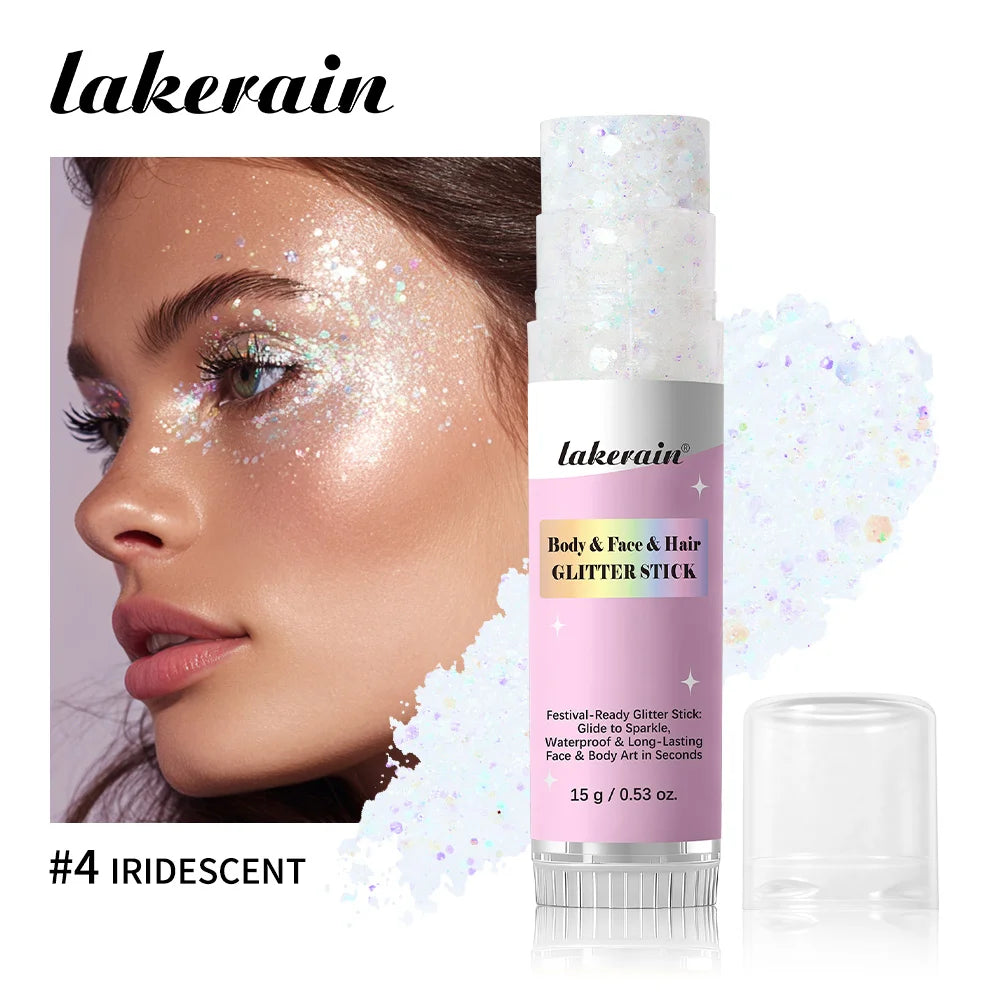 Waterproof Glitter Shimmer Stick for Face and Body