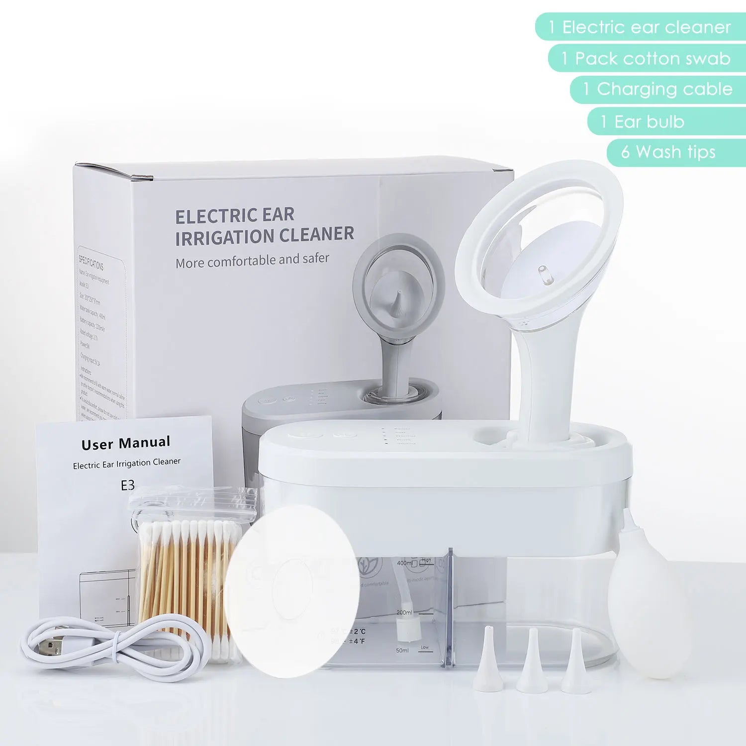 Electric Cordless Ear Wax Removal Irrigation System - 15