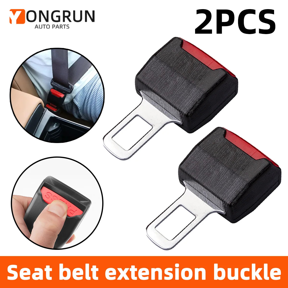 Universal Adjustable Seat Belt Extension Buckle