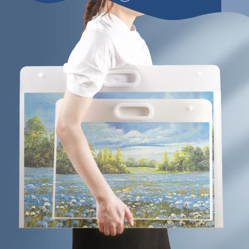 Portable Art Portfolio Storage Folder for Sketches and Artwork - 8