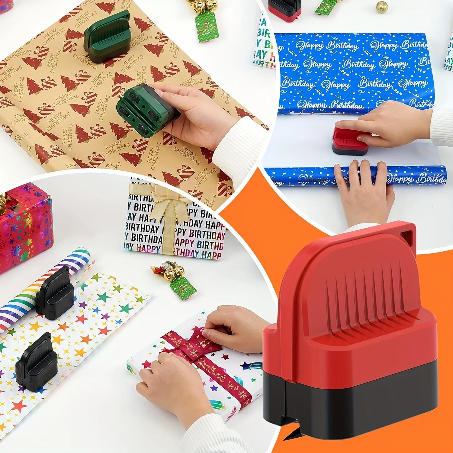 Portable Gift Wrapping Paper Cutter Tool - 10