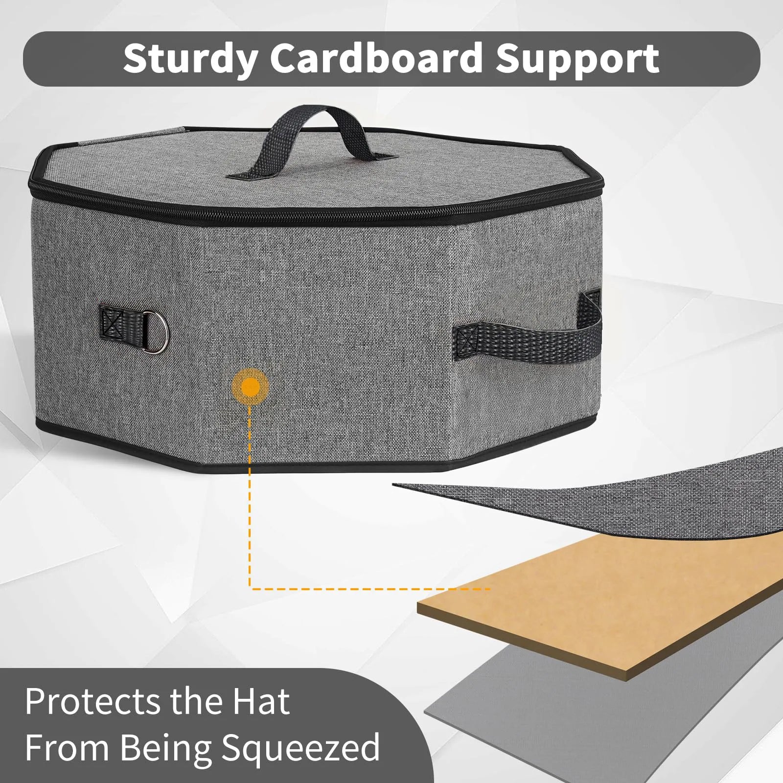 Foldable Large Capacity Hat Storage Organizer Bag - 6
