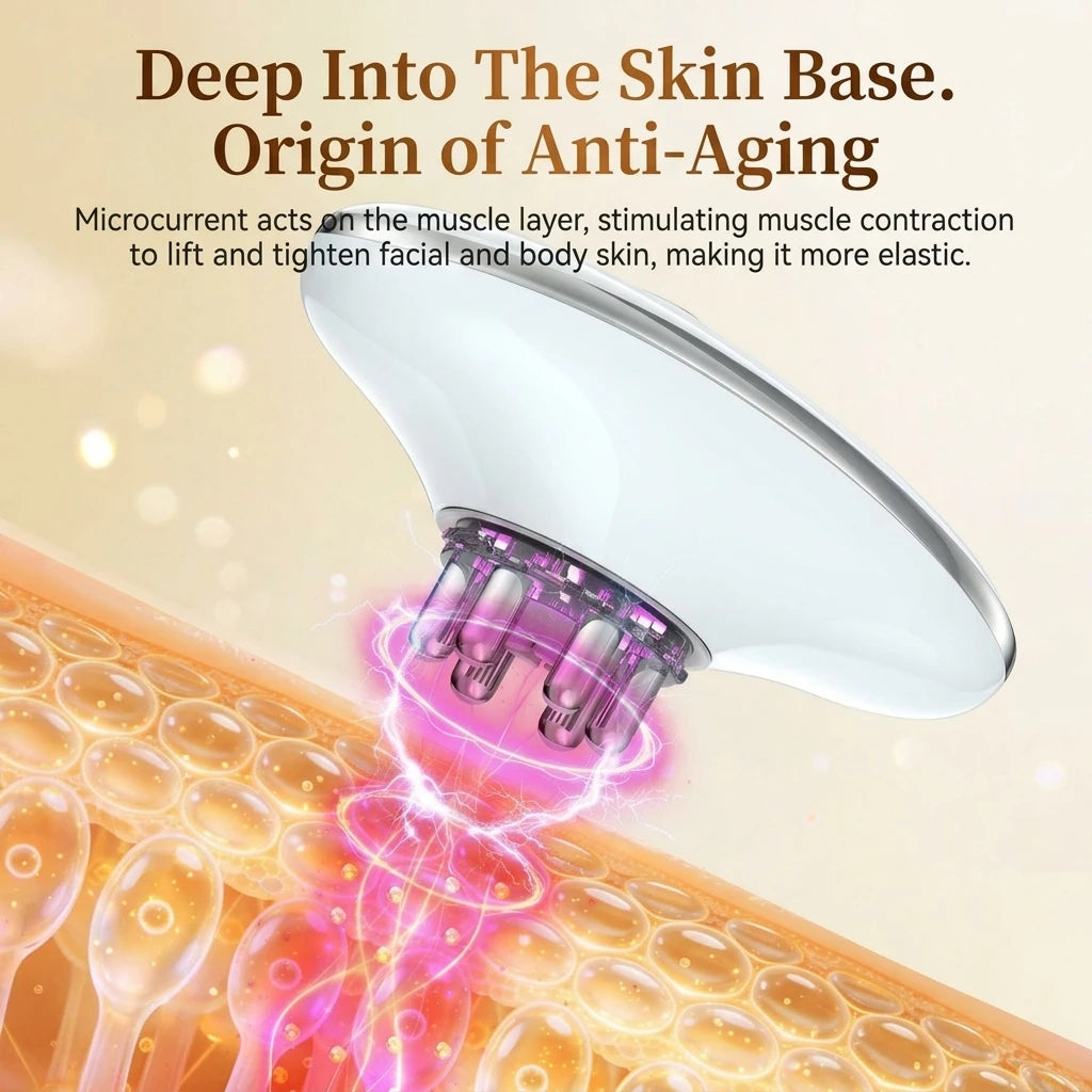 5-in-1 LED Microcurrent Body & Face Sculpting Massage Device