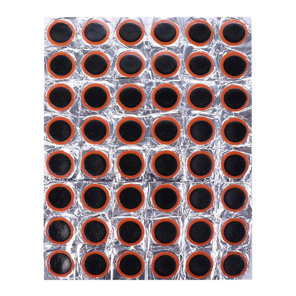 48-Piece Bicycle Tire Puncture Repair Patch Kit