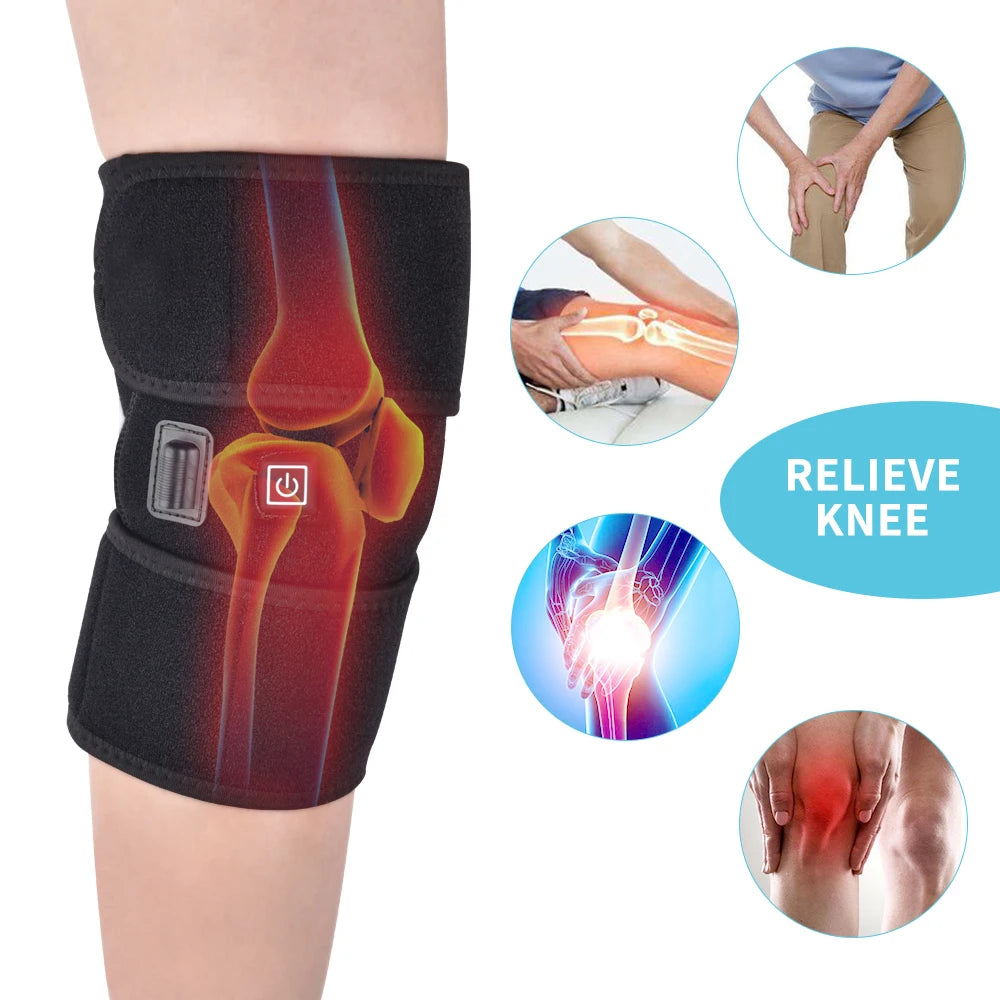 Electric Heated Knee Brace for Joint Pain Relief