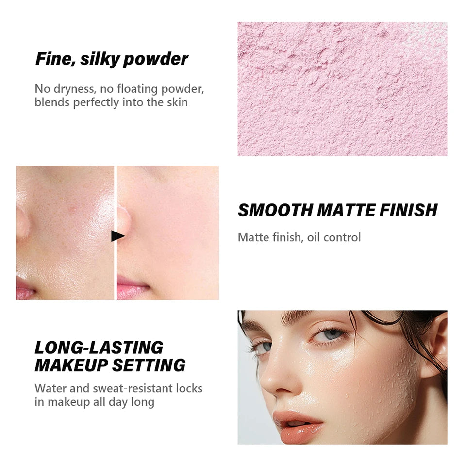 Matte Setting Powder for Flawless Long-Lasting Makeup