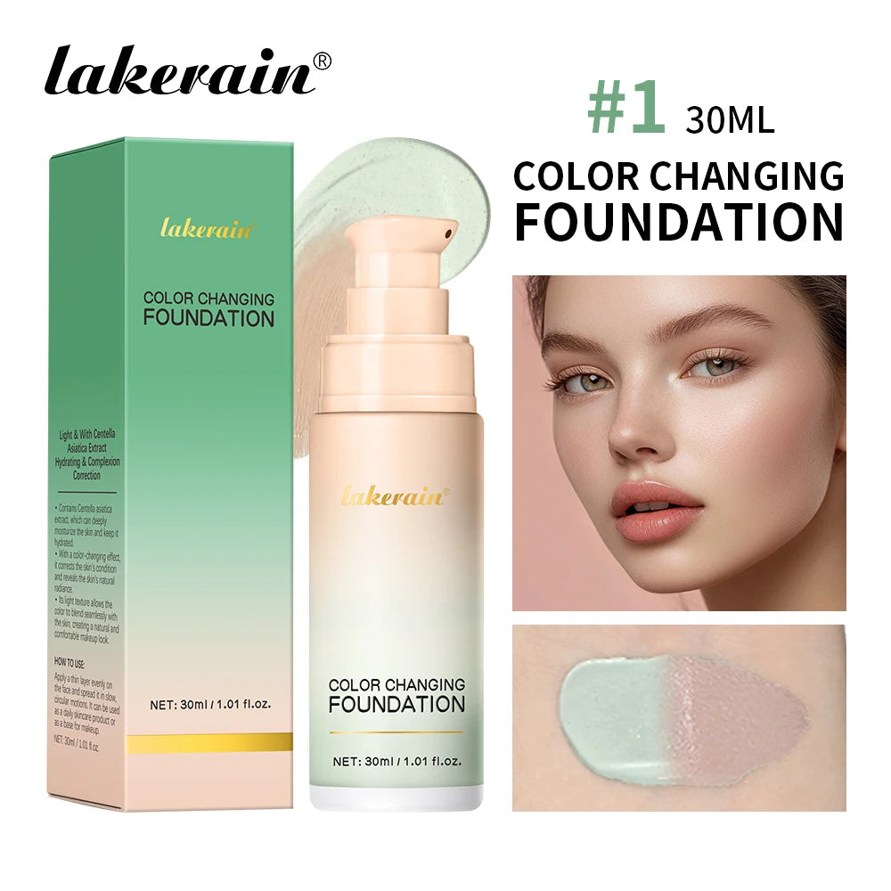 Color-Changing Liquid Foundation for Flawless Radiant Skin