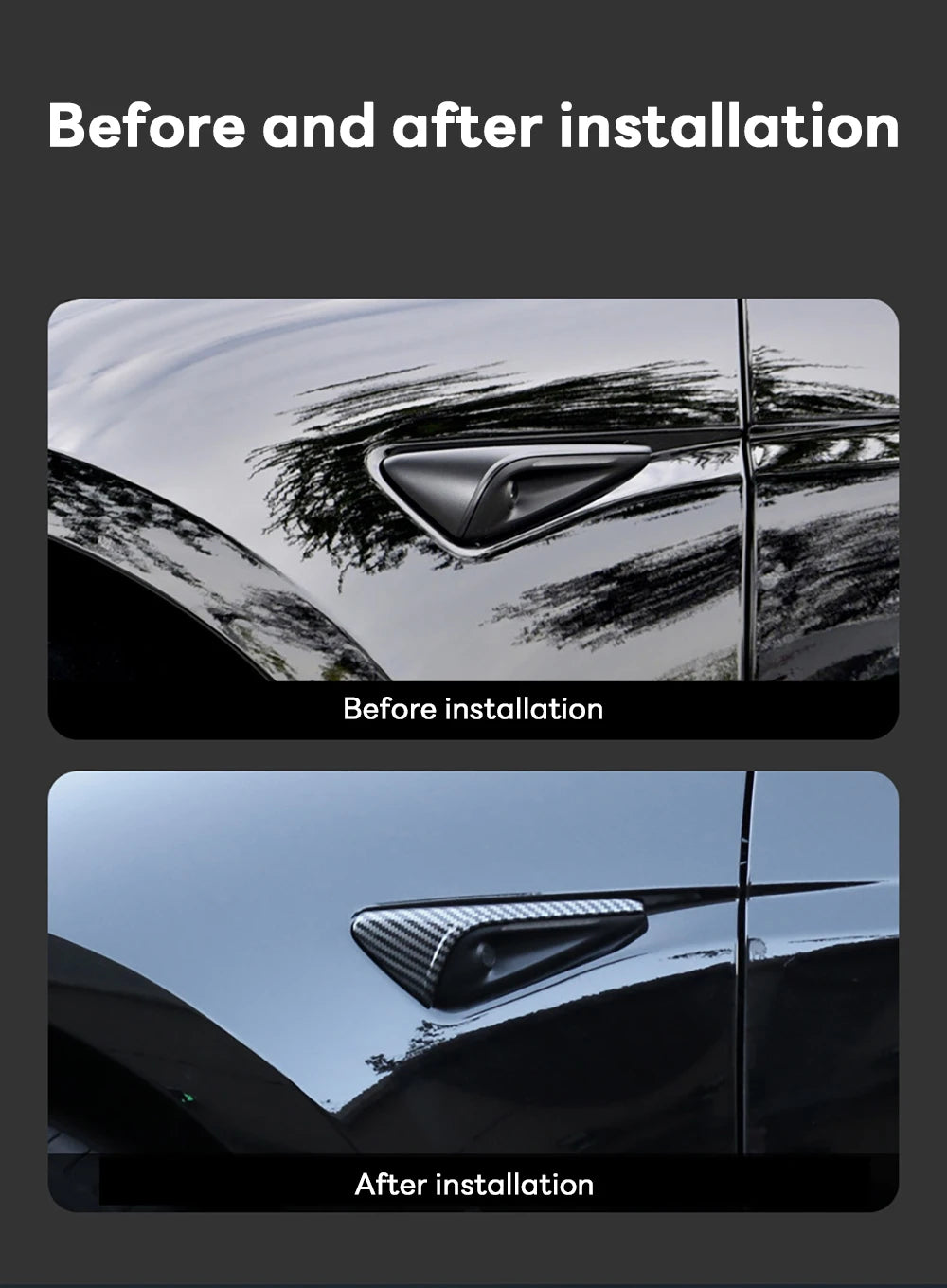 Side Camera Lens Protector for Tesla Model 3 Highland 2024