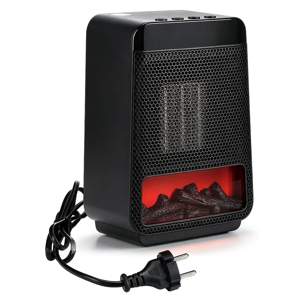 Portable Electric Space Heater with Ambient Flame Light - 26