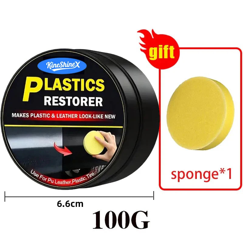 Car Plastic and Leather Trim Restorer Coating